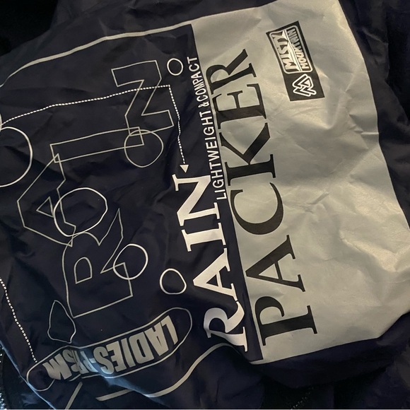 Misty Mountain Technical Lightweight Packable Rain Jacket Waterproof Sz L Hiking - Picture 8 of 11